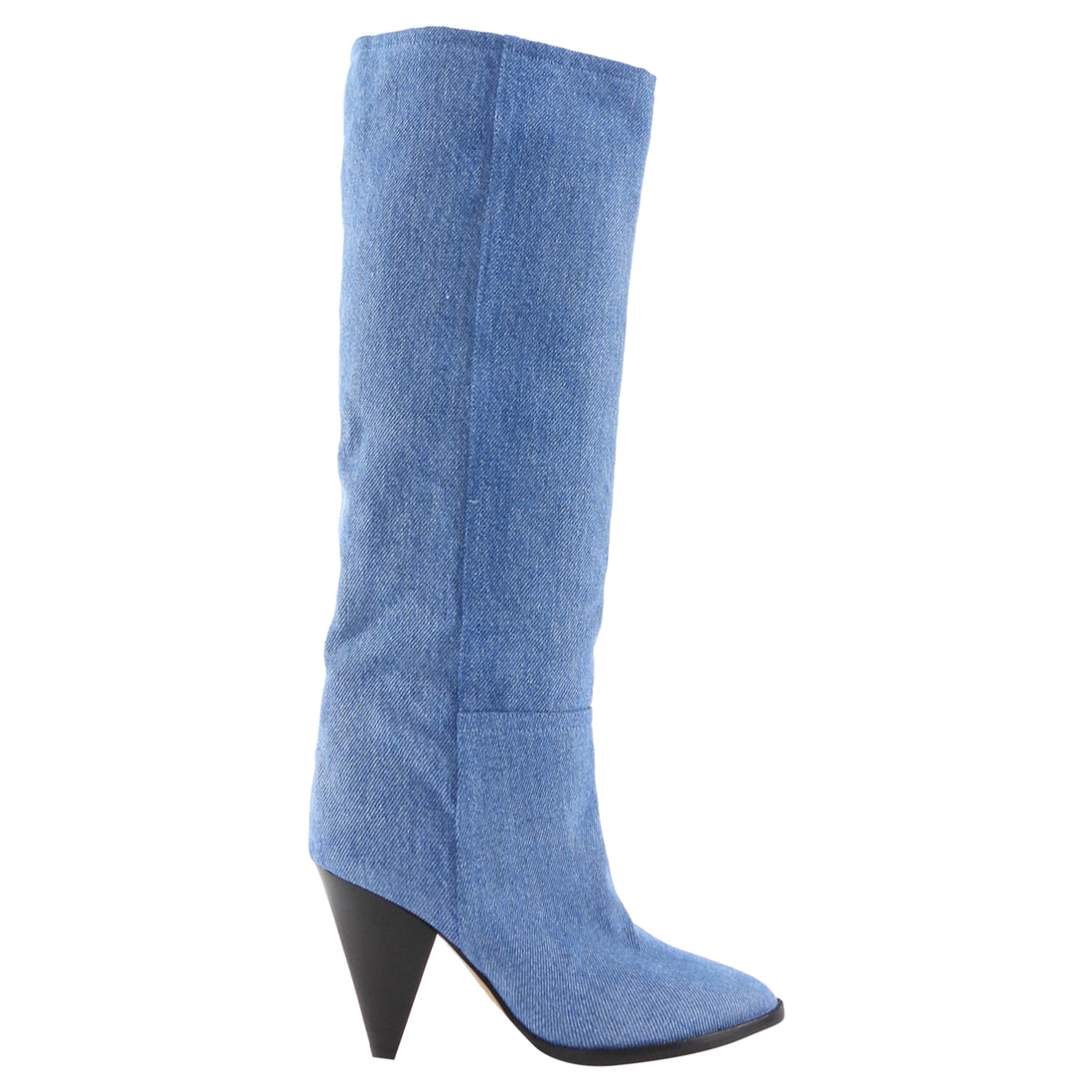 Isabel Marant Blue Denim Western Boot - 37