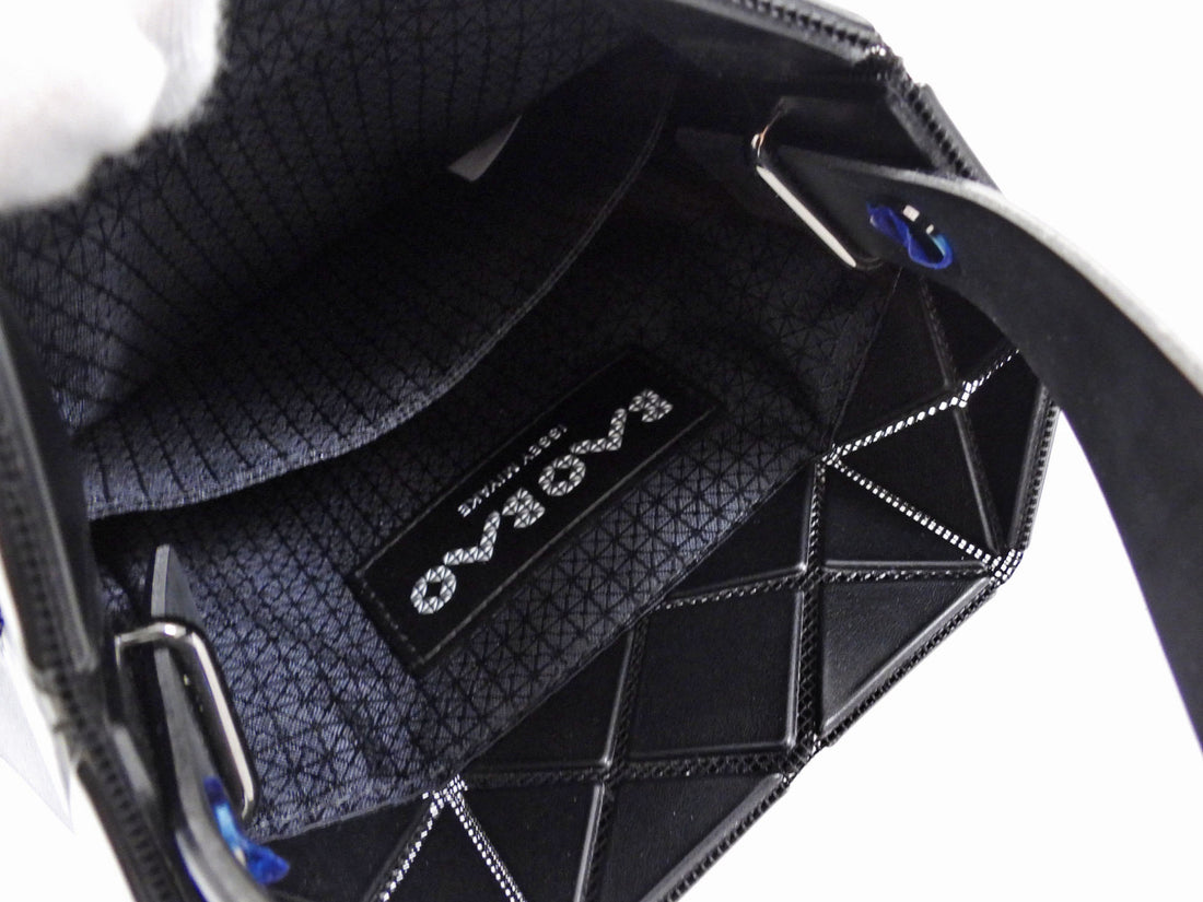 Issey Miyake Bao Bao Prism Matte Black Mini Crossbody Tote