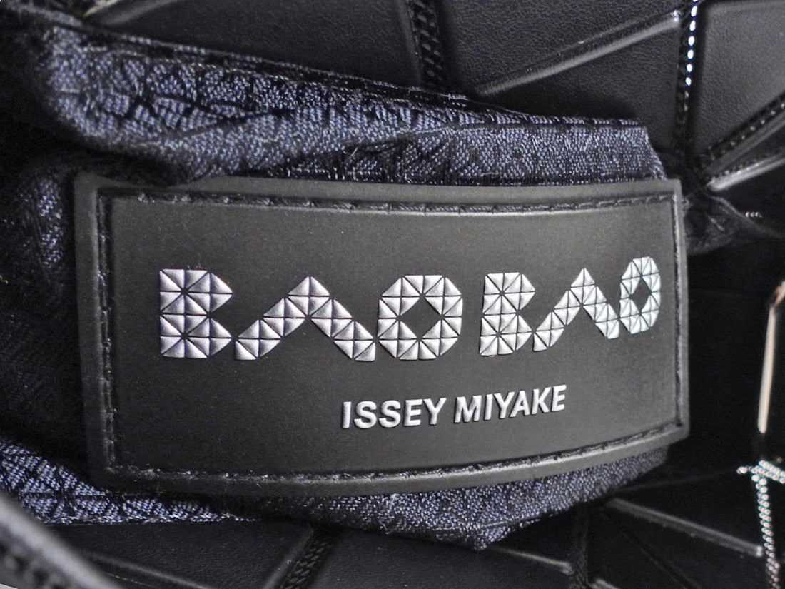 Issey Miyake Bao Bao Prism Matte Black Mini Crossbody Tote