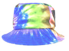 JW Anderson Tie Dye Recycled Nylon Canvas and Leather Bucket Hat