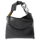 JW Anderson Black Leather Chain Hobo Bag