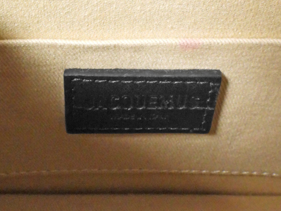 Jacquemus Black Leather Chiquito Top Handle Shoulder Bag Small