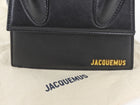 Jacquemus Black Leather Chiquito Top Handle Shoulder Bag Small