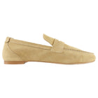 Jamie Haller Beige Soft Suede Flat Penny Loafers - 36