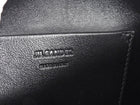 Jil Sander Turquoise Blue Aged Leather Empire Crossbody Small Zip Bag