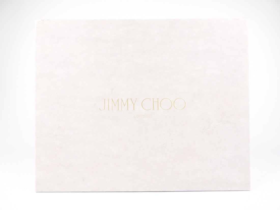 Jimmy Choo Light Gold Metallic Lizard Print Leather Misty Stiletto Heel Sandals - 39.5