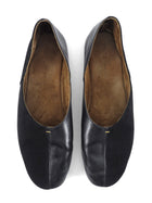 Khaite Jane Leather and Suede Ballet Flats - 37