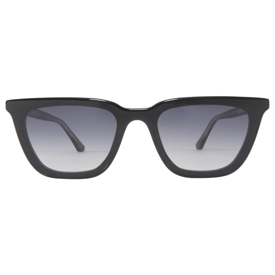 Krewe Bowery Nylon Black Rectangular Sunglasses