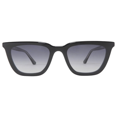 Krewe Bowery Nylon Black Rectangular Sunglasses