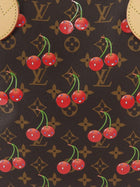 Louis Vuitton Brown Red x Takashi Murakami Cerises Monogram Neverfull MM Tote MM