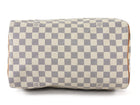 Louis Vuitton Grey White Damier Azur Coated Canvas Speedy 30 Boston Bag