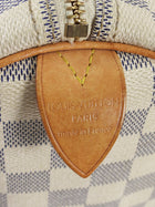 Louis Vuitton Grey White Damier Azur Coated Canvas Speedy 30 Boston Bag