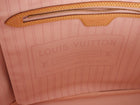 Louis Vuitton White Grey Damier Azur Coated Canvas Neverfull with Hot Stamp MM