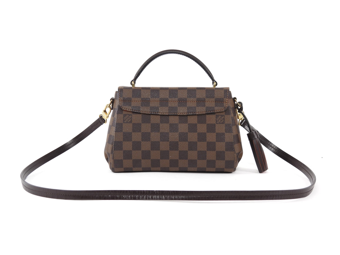 Louis Vuitton Brown Damier Ebene Coated Canvas Croisette Shoulder Bag