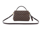 Louis Vuitton Brown Damier Ebene Coated Canvas Croisette Shoulder Bag