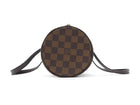 Louis Vuitton Brown Vintage 2005 Damier Ebene Papillon 26 Barrel Bag