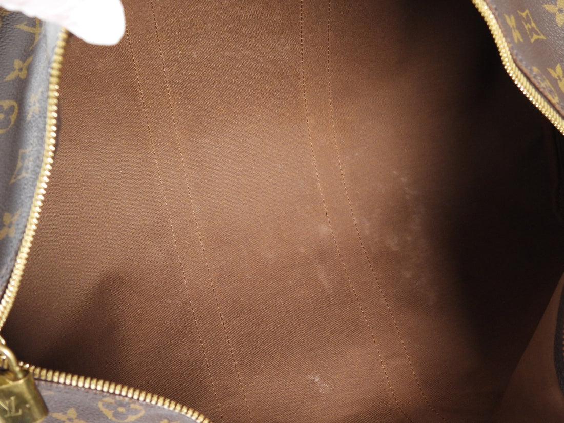 Louis Vuitton Brown Vintage 2010 Monogram Keepall 45 Duffle Bag