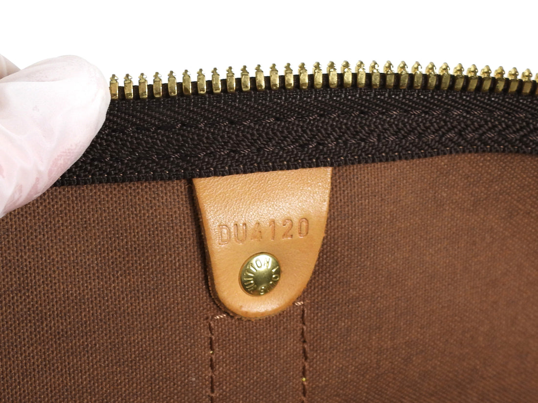 Louis Vuitton Brown Vintage 2010 Monogram Keepall 45 Duffle Bag
