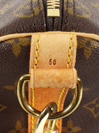 Louis Vuitton Brown Vintage 1985 Monogram Coated Canvas Keepall Bandouliere - 50cm