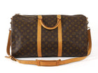 Louis Vuitton Brown Vintage 1985 Monogram Coated Canvas Keepall Bandouliere - 50cm