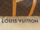 Louis Vuitton Brown Vintage 1985 Monogram Coated Canvas Keepall Bandouliere - 50cm