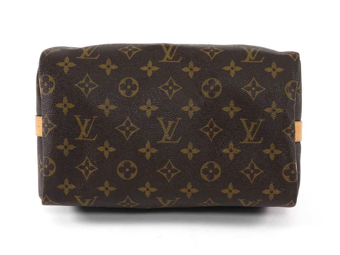 Louis Vuitton Brown Monogram Coated Canvas Speedy Bandoulière 25