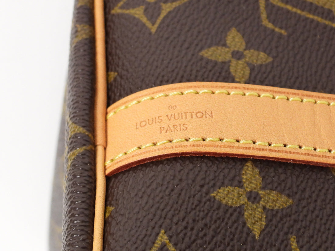 Louis Vuitton Brown Monogram Coated Canvas Speedy Bandoulière 25