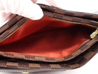 Louis Vuitton Brown Vintage 2005 Damier Ebene Aubagne Shoulder Bag