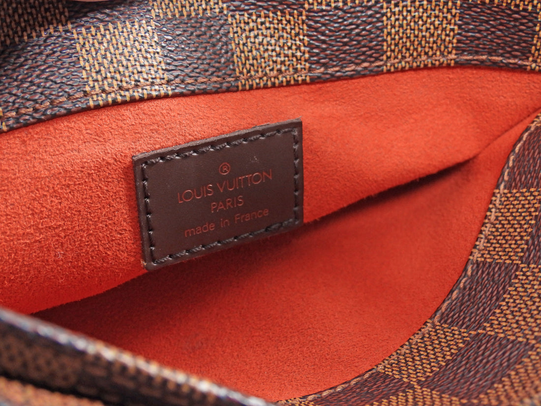 Louis Vuitton Brown Vintage 2005 Damier Ebene Aubagne Shoulder Bag