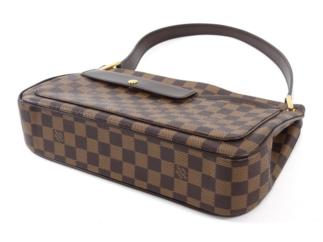 Louis Vuitton Brown Vintage 2005 Damier Ebene Aubagne Shoulder Bag