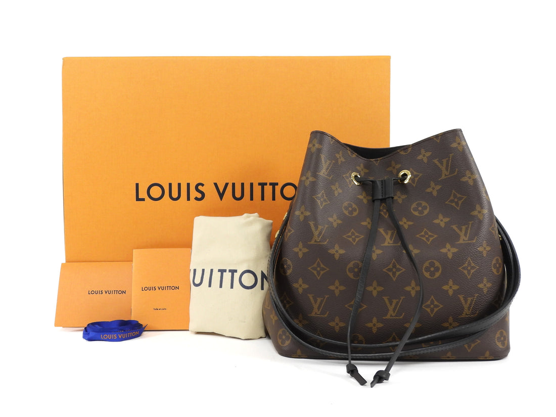 Louis Vuitton Brown LV Monogram Coated Canvas Neo Noe Shoulder Bucket Bag