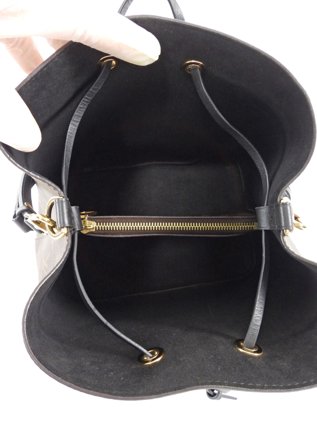 Louis Vuitton Brown LV Monogram Coated Canvas Neo Noe Shoulder Bucket Bag