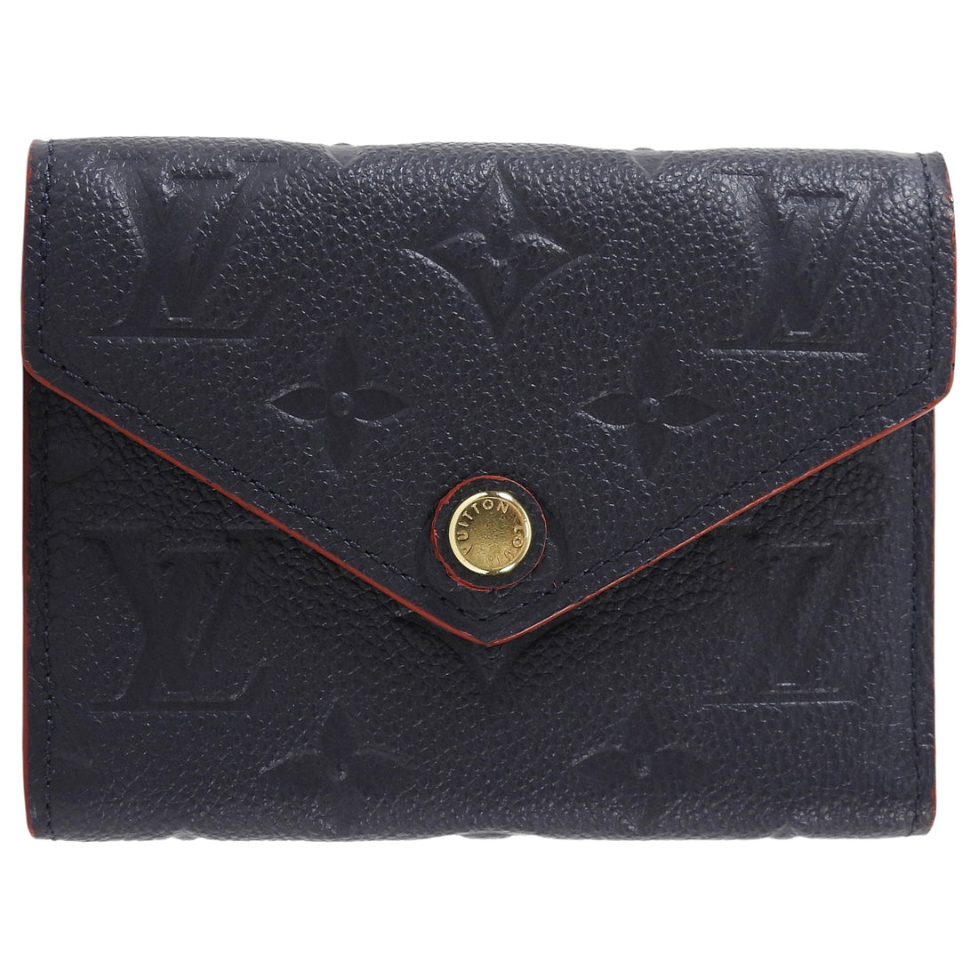 Louis Vuitton Navy Monogram Empriente Leather Victorine Trifold Compact Wallet