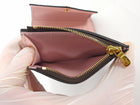 Louis Vuitton Pink Rose Ballerine and Brown LV Monogram Coated Canvas Zoe Compact Wallet
