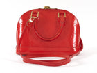 Louis Vuitton Rouge Grenadine Vernis Monogram Patent Leather Alma BB