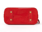 Louis Vuitton Rouge Grenadine Vernis Monogram Patent Leather Alma BB