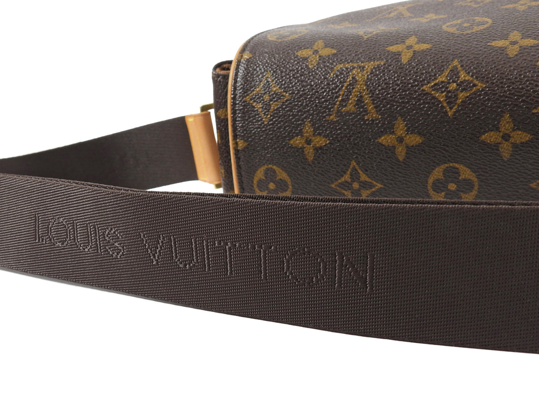 Louis Vuitton Brown Monogram Bastlile Messenger Bag MM