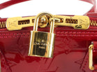 Louis Vuitton Red Vernis Monogram Patent Leather Alma BB