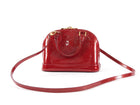 Louis Vuitton Red Vernis Monogram Patent Leather Alma BB