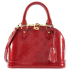 Louis Vuitton Red Vernis Monogram Patent Leather Alma BB
