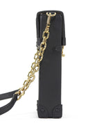 Louis Vuitton Black Epi Leather Vertical Trunk Small Pochette Bag