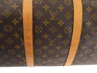 Louis Vuitton Brown Monogram Keepall Bandouliere 55 Duffle Bag