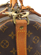 Louis Vuitton Brown Monogram Keepall Bandouliere 55 Duffle Bag