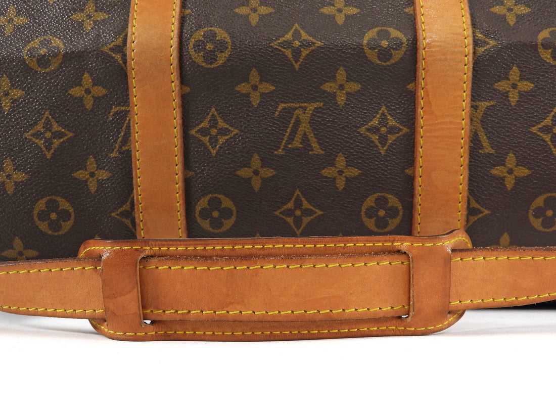 Louis Vuitton Brown Monogram Keepall Bandouliere 55 Duffle Bag