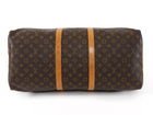 Louis Vuitton Brown Monogram Keepall Bandouliere 55 Duffle Bag