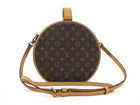 Louis Vuitton Brown Monogram Petite Boite Chapeau Box Bag