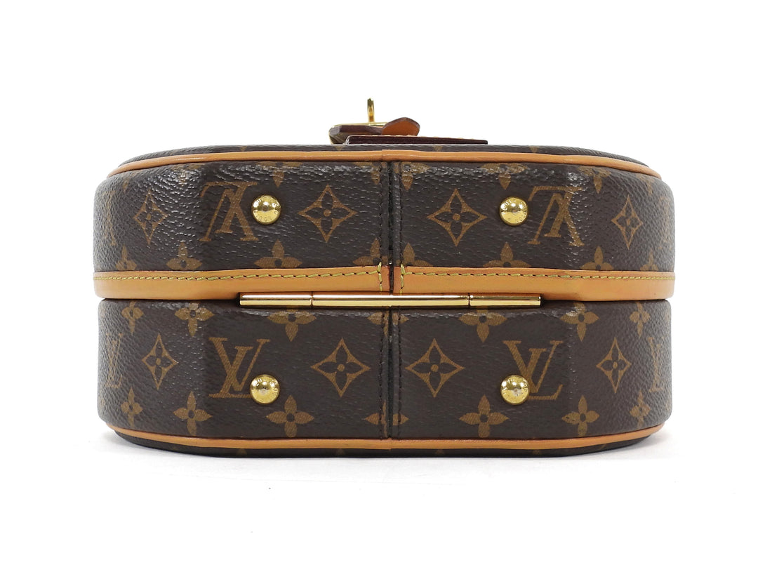 Louis Vuitton Brown Monogram Petite Boite Chapeau Box Bag