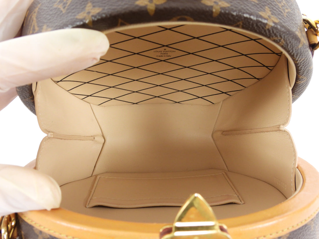 Louis Vuitton Brown Monogram Petite Boite Chapeau Box Bag