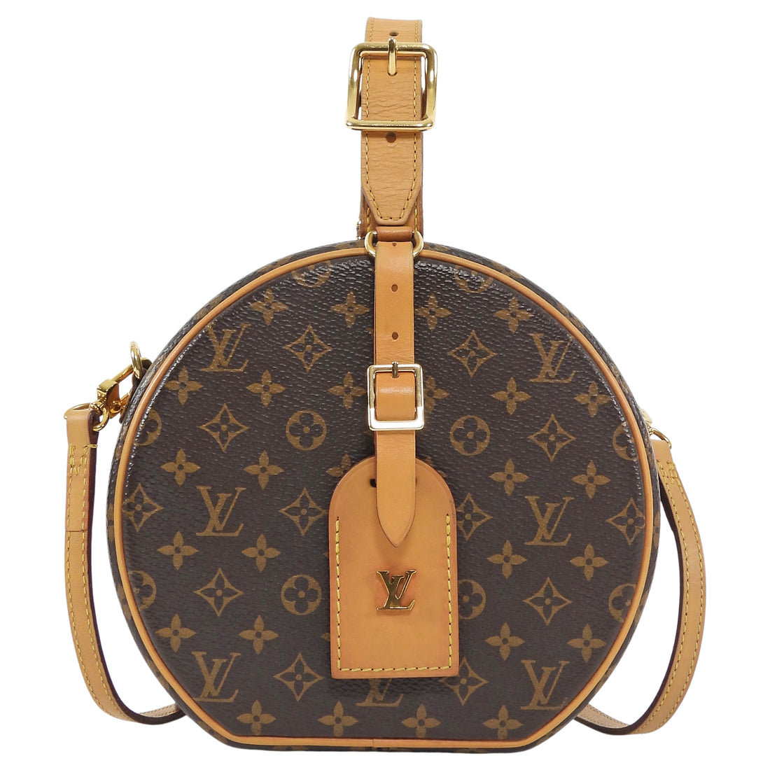 Louis Vuitton Brown Monogram Petite Boite Chapeau Box Bag