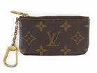 Louis Vuitton Brown LV Monogram Coated Canvas Key Pouch